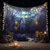 preiswerte Wandteppiche-Halloween-Dekorationen, Wandteppich, Jack-o-Laterne, Kürbis-Dekor, Wandkunst, großer Wandteppich zum Aufhängen, Wanddekor, Fotohintergrund, Decke, Vorhang, Zuhause, Schlafzimmer, Wohnzimmer,