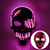 cheap Decorative Lights-Halloween Glowing Mask LED Light Up Skeleton Pirate Mask Halloween Mask for Festival Cosplay Halloween Prop Carnival Gifts