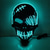 cheap Decorative Lights-Halloween Glowing Mask LED Light Up Skeleton Pirate Mask Halloween Mask for Festival Cosplay Halloween Prop Carnival Gifts