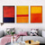 billiga Abstrakta målningar-1 st markerar rothko canvas väggkonst handmålad konstverk målning bild för kontor sovrum hem modern dekoration rullad duk (ingen ram)