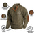 cheap Basic Hoodie Sweatshirts-Men&#039;s Sweatshirt Corduroy Pullover Apricot Black Blue Brown Khaki Standing Collar Color Block Patchwork Tactical Sports &amp; Outdoor Casual Corduroy Streetwear Casual Athletic Spring &amp; Summer Clothing