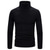 cheap Men&#039;s Pullover Sweater-Men&#039;s Pullover Sweater Jumper Turtleneck Sweater Cropped Sweater Ribbed Knit Regular Knit Plain Turtleneck Modern Contemporary Work Daily Wear Clothing Apparel Winter Wine Black M L XL