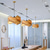 cheap Island Lights-Chandeliers 45/60cm Wood Unique Flower Design Pendant Lighting E27 Ceiling Light Fixture Fixtures for Dining Room Kitchen Living Room Bedroom 110-240V