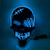 cheap Decorative Lights-Halloween Glowing Mask LED Light Up Skeleton Pirate Mask Halloween Mask for Festival Cosplay Halloween Prop Carnival Gifts
