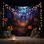 voordelige Wandtapijten-halloween pompoen hangend tapijt kunst aan de muur groot tapijt muurschildering decor foto achtergrond deken gordijn thuis slaapkamer woonkamer decoratie halloween decoraties