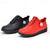 cheap Women&#039;s Sneakers-Women&#039;s Sneakers Flats Slip-Ons Valentines Gifts Plus Size Soft Shoes Valentine&#039;s Day Daily Solid Color Winter Flat Heel Round Toe Elegant Casual Comfort Walking PU Lace-up Black Red