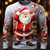 Χαμηλού Κόστους ανδρικό χριστουγεννιάτικο μπλουζάκι-Γραφική Άγιος Βασίλης Μοντέρνα Υψηλής Ποιότητας Καθημερινό Ανδρικά 3D εκτύπωση Μπλουζάκι Υπαίθρια Αθλήματα Αργίες Εξόδου Χριστούγεννα Κοντομάνικη μπλούζα Βαθυγάλαζο Πράσινο του τριφυλλιού Χακί