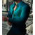 abordables Camisas estampadas para hombre-Hombre Camisa Camisa gráfica Degradado Cuello Vuelto Negro Rojo Azul Piscina Morado Verde Trébol Impresión 3D Diario Festivos Manga Larga Impresión 3D Abotonar Ropa Moda Design Casual Transpirable