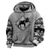 cheap Graphic Hoodies-Moose Hoodie Mens Graphic Tribal Prints Reindeer Daily Ethnic Casual 3D Pullover Holiday Going Out Streetwear Hoodies Blue Sky Khaki Hooded Grey Cotton