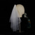 economico Veli sposa-2 strati stile sveglio Veli da sposa Velo corto (ai gomiti) con Perle false / Fiocco in satin Tulle