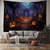 voordelige Wandtapijten-halloween pompoen hangend tapijt kunst aan de muur groot tapijt muurschildering decor foto achtergrond deken gordijn thuis slaapkamer woonkamer decoratie halloween decoraties