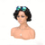 cheap Black &amp; African Wigs-Synthetic Wig Curly Asymmetrical Wig Short Black Synthetic Hair Women&#039;s Fashionable Design Soft Natural Black