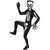 cheap Kids&#039; Costumes-Skeleton Skull Cosplay Costume Kid&#039;s Boys Girls&#039; One Piece Halloween Masquerade Masquerade Easy Carnival Costume