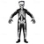 cheap Kids&#039; Costumes-Skeleton Skull Cosplay Costume Kid&#039;s Boys Girls&#039; One Piece Halloween Masquerade Masquerade Easy Carnival Costume