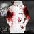 abordables Sweatshirts et Hoodies d'Halloween-Sweat à capuche graphique éclaboussures de sang pour hommes sweatshirt classique quotidien à manches longues vêtements de vacances sortie rouge bleu impression printemps et automne designer