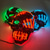 cheap Decorative Lights-Halloween Glowing Mask LED Light Up Skeleton Pirate Mask Halloween Mask for Festival Cosplay Halloween Prop Carnival Gifts