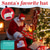 cheap Santa Hat &amp; Accessories-Plush Santa Hat Light Up Funny Christmas Hats for Kids Adults