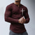 cheap Men&#039;s Casual T-shirts-Graphic Faith Sports Designer Retro Vintage Men&#039;s 3D Print T shirt Tee Sports Outdoor Holiday Going out T shirt Black Burgundy Green Long Sleeve V Neck Shirt Spring &amp;  Fall Clothing Apparel S M L XL