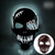 cheap Decorative Lights-Halloween Glowing Mask LED Light Up Skeleton Pirate Mask Halloween Mask for Festival Cosplay Halloween Prop Carnival Gifts