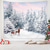 cheap Landscape Tapestry-Winter Wonderland Snow Hanging Tapestry Wall Art Large Tapestry Mural Decor Photograph Backdrop Blanket Curtain Home Bedroom Living Room Decoration Reindeers