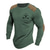 levne terénní tričko-pánská grafická košile dobytek módní návrhář ležérní 3D tisk tričko sportovní venkovní dovolená děje černá hnědá zelená posádka s dlouhým rukávem krk býk a šíp vojenský bavlněný kovboj