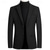cheap Men's Classic Blazers-Men's Blazer Business Wedding Party Fashion Casual Winter Spring &amp;  Fall Wool Blend Plain Pocket Casual / Daily Single Breasted Blazer Black Burgundy Navy Blue Gray