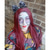 billige Filmkarakter parykker-Burgunder Lang Rett Cosplay Halloween Parykker