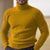 cheap Men&#039;s Pullover Sweater-Men&#039;s Sweater Turtleneck Sweater Pullover Ribbed Knit Knitted Plain Turtleneck Keep Warm Casual Outdoor Daily Wear Clothing Apparel Fall &amp; Winter Black Yellow M L XL