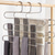 cheap Home Storage &amp; Hooks-Multi Layer Pants Holder, Multifunctional S-shaped Clothes Holder For Wardrobe Storage, Household Bathroom Towel Organizer Rack, Anti Slip Storage, Sorting And Drying Device