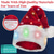 cheap Santa Hat &amp; Accessories-Plush Santa Hat Light Up Funny Christmas Hats for Kids Adults