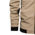 cheap Men&#039;s Jackets &amp; Coats-Men&#039;s Bomber Jacket Varsity Jacket Outdoor Sport Warm Pocket Fall Winter Plain Fashion Streetwear Stand Collar Short Black Blue Red &amp; White Green Khaki Jacket