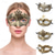 abordables Mascarilla-Máscara de carnaval Máscara veneciana Colombina Media cara Fiesta Víspera de Todos los Santos Mascarada Carnaval Mardi Gras Disfraz de carnaval fácil