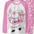 cheap Girl's 3D Cartoon-Girls' 3D Santa Claus Pajama Set Long Sleeve 3D Print Fall Winter Active Fashion Cute Polyester Kids 3-12 Years Crew Neck Home Causal Indoor Regular Fit