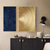 ieftine Picturi Abstracte-cercuri aurii verzi artă abstractă pictate manual artă texturată 3d pictură acrilică originală artă de perete cu frunze de aur decor mare de perete pentru sufragerie (fără cadru)