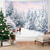 cheap Landscape Tapestry-Winter Wonderland Snow Hanging Tapestry Wall Art Large Tapestry Mural Decor Photograph Backdrop Blanket Curtain Home Bedroom Living Room Decoration Reindeers