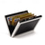 cheap Card Holders &amp; Cases-RFID Credit Card Holder Men Wallet Short Purse Stainless Steel And Leather Card Wallet