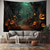 voordelige Wandtapijten-halloween pompoen hangend tapijt kunst aan de muur groot tapijt muurschildering decor foto achtergrond deken gordijn thuis slaapkamer woonkamer decoratie halloween decoraties