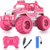 cheap RC Vehicles-112 Remote Control Off-Road Vehicle Pink Girl Remote Control Car Oversized Climbing Car Children&#039;s Toy Car Gift