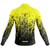 abordables Maillots pour hommes-Homme Maillot de cyclisme Graphique Lettres &amp; Chiffres manche longue Cyclisme Top avec 3 poches arrière VTT Vélo tout terrain Cyclisme sur route Séchage Rapide Bandes réfléchissantes Poche Arrière