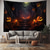 voordelige Wandtapijten-halloween pompoen hangend tapijt kunst aan de muur groot tapijt muurschildering decor foto achtergrond deken gordijn thuis slaapkamer woonkamer decoratie halloween decoraties