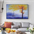 cheap Tree Oil Paintings-Mintura Handmade Abstract Thick texture Tree Landscap Oil Paintings On Canvas Wall Art Decoration Modern Picture For Home Decor Rolled Frameless Unstretched Painting