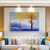 cheap Tree Oil Paintings-Mintura Handmade Abstract Thick texture Tree Landscap Oil Paintings On Canvas Wall Art Decoration Modern Picture For Home Decor Rolled Frameless Unstretched Painting