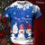 cheap Men&#039;s Graphic Tshirts-Graphic Santa Claus Daily Designer Retro Vintage Men&#039;s 3D Print T shirt Tee Sports Outdoor Holiday Going out Christmas T shirt Light Blue Black / White Black Short Sleeve Crew Neck Shirt Spring