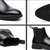 cheap Chelsea Boots-Men's Black Faux Leather Chelsea Boots - Perfect for Business Meetings, Formal Events, and Evening Outfits