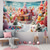 economico arazzo paesaggistico-casa di candyland arazzo appeso arte murale grande arazzo decorazione murale fotografia sfondo coperta tenda casa camera da letto soggiorno