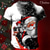 Χαμηλού Κόστους Ανδρικό Γραφικό T-shirt-Γραφική Άγιος Βασίλης Καθημερινά Υψηλής Ποιότητας Ρετρό / Βίντατζ Ανδρικά 3D εκτύπωση Μπλουζάκι Υπαίθρια Αθλήματα Αργίες Εξόδου Χριστούγεννα Κοντομάνικη μπλούζα Μπλε Απαλό Μαύρο / Άσπρο Μαύρο