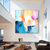 cheap Abstract Paintings-100% Hand Painted textured Oil Painting Wall Colorful art Handmade colorful painting large canvas art fashion art Home Decoration Decor Rolled Canvas No Frame Unstretched