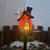 cheap Halloween Outdoor-3pcs LED Solar Pumpkin House Decoration, Halloween Light Up Pumpkin House Decoration Supplies for Outdoor Decoration Light Up