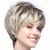 cheap Older Wigs-Synthetic Wig Straight Pixie Cut Wig Short Light golden Ombre Blonde Synthetic Hair Women&#039;s Fashionable Design Natural Easy to Carry Blonde