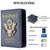 cheap Card Holders &amp; Cases-Creative Passport Holder Cover With 3D Metal Badge - RFID Blocking Leather Passport Wallet And Case For Family